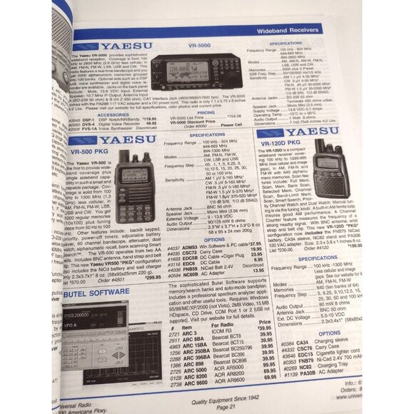 Universal Radio Inc Magazine 2009 Radios Scanners Amplifier Antenna Shortwave - Picture 4 of 8